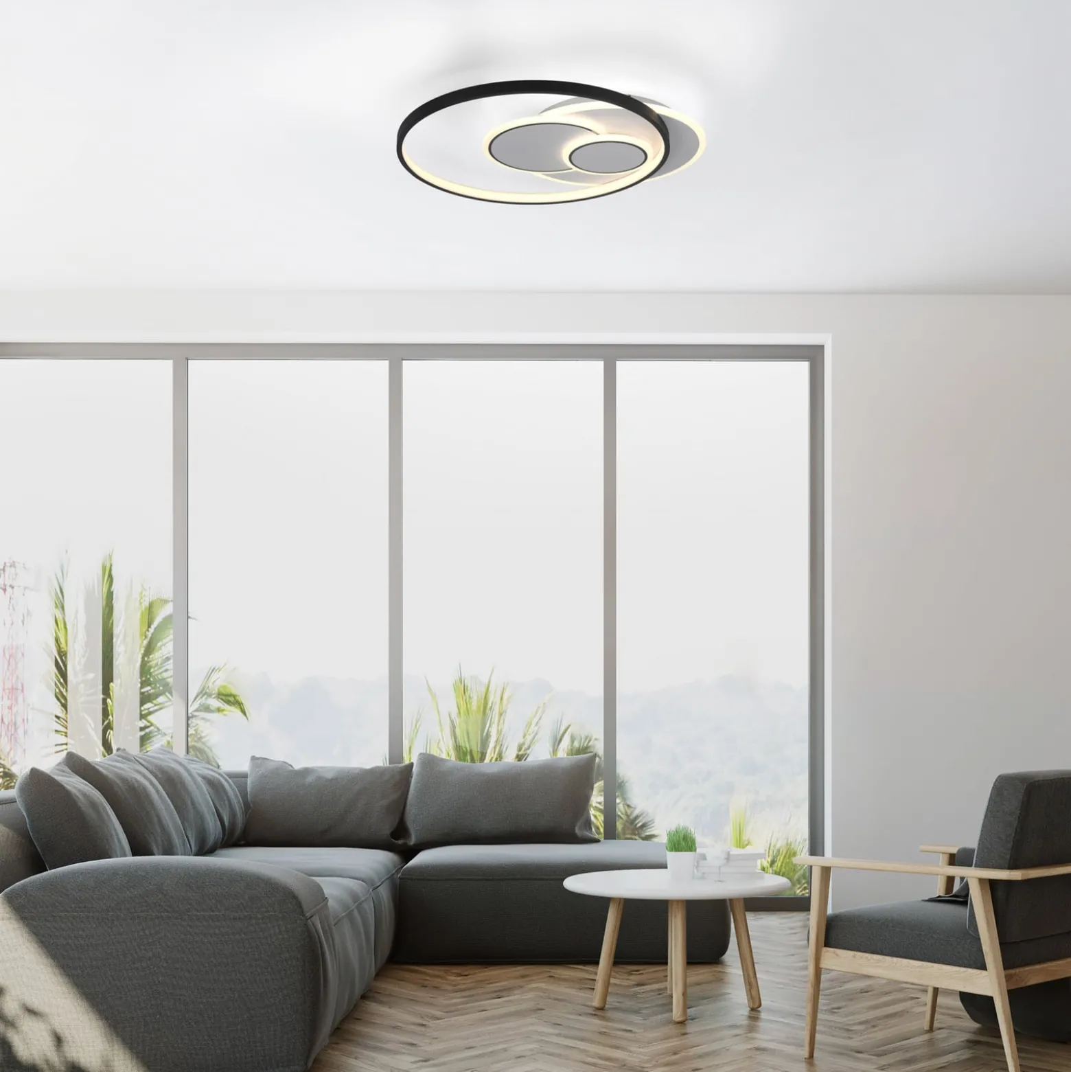Paul Neuhaus Mailak LED-Deckenleuchte, rund