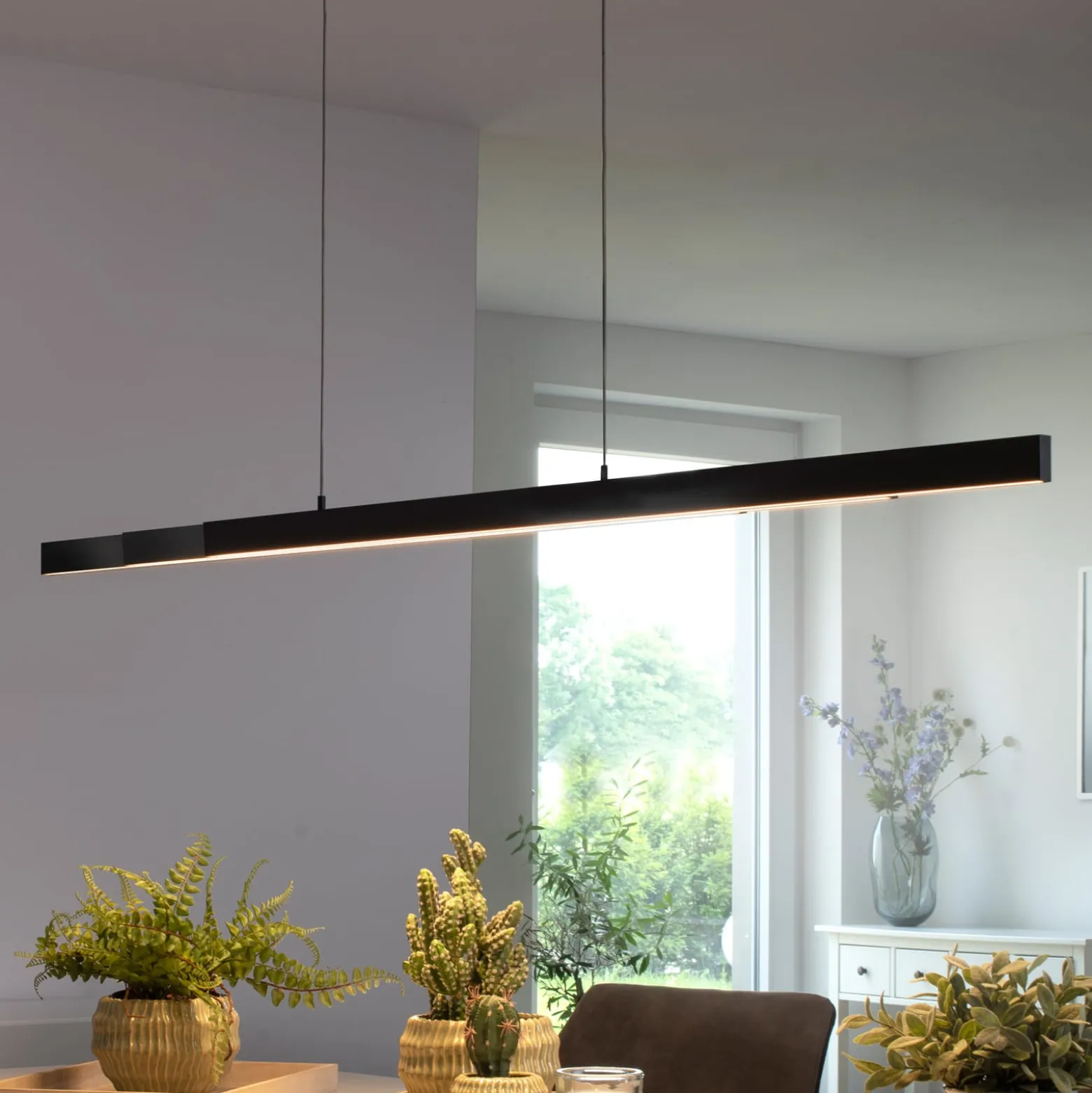 Paul Neuhaus Q-ARIAN LED-Pendelleuchte, anthrazit