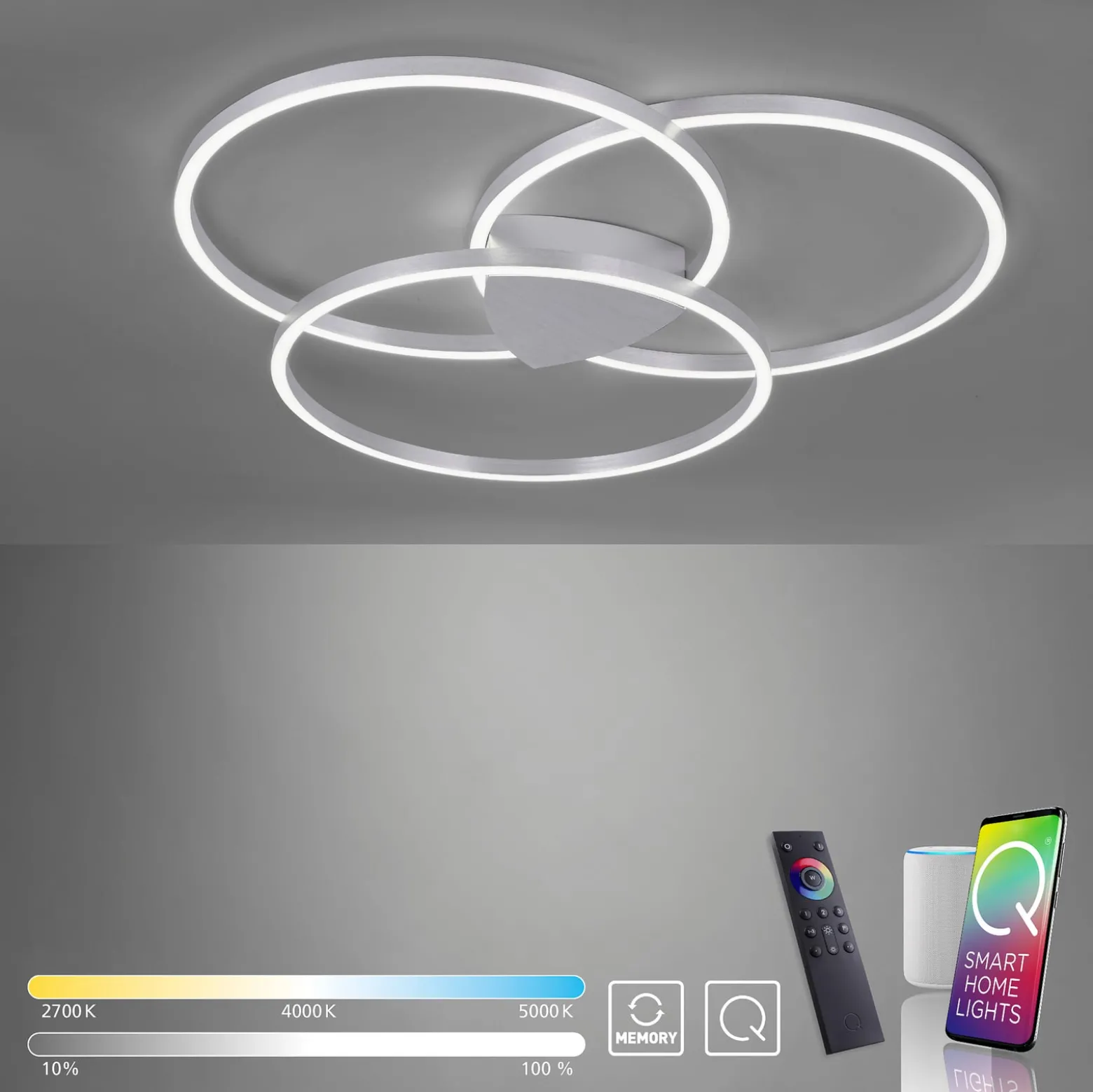 Paul Neuhaus Q-KATE LED-Deckenleuchte