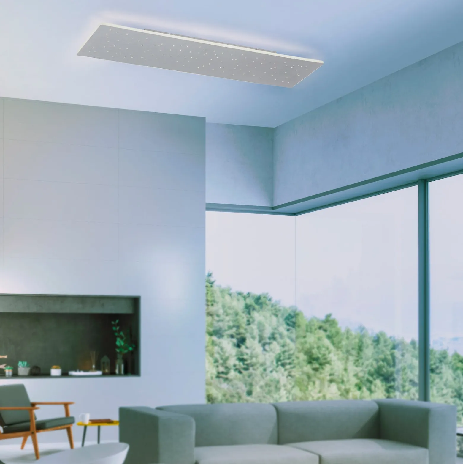 Paul Neuhaus Q-NIGHTSKY, LED-Deckenlampe 100x25cm