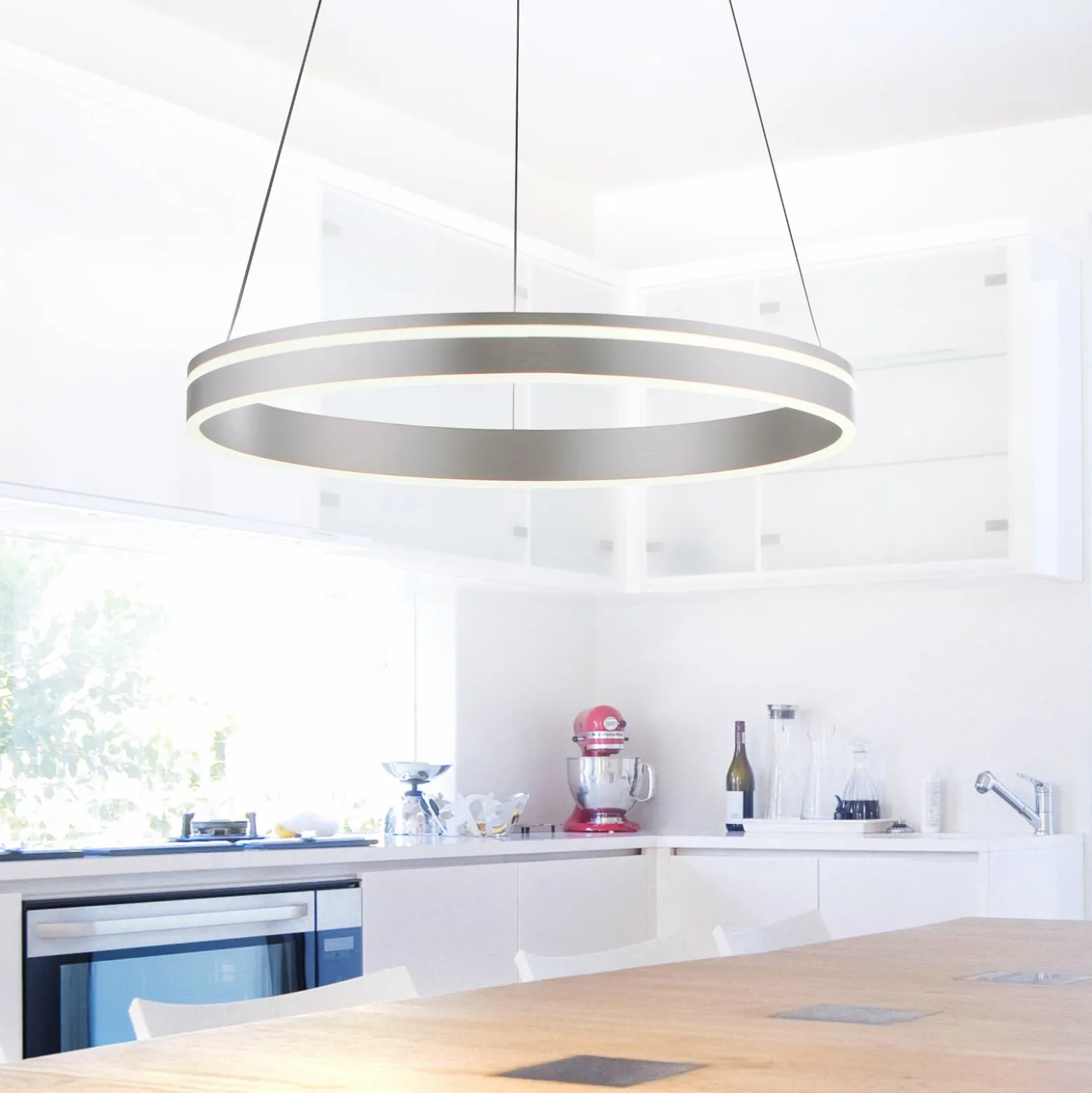 Paul Neuhaus Q-VITO LED-Hängelampe 59cm stahl