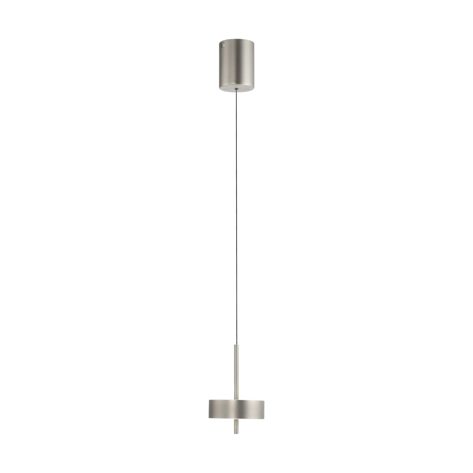 Paul Neuhaus Smart-LED-Hängelampe Q-Rotate aluminium Ø 14 cm