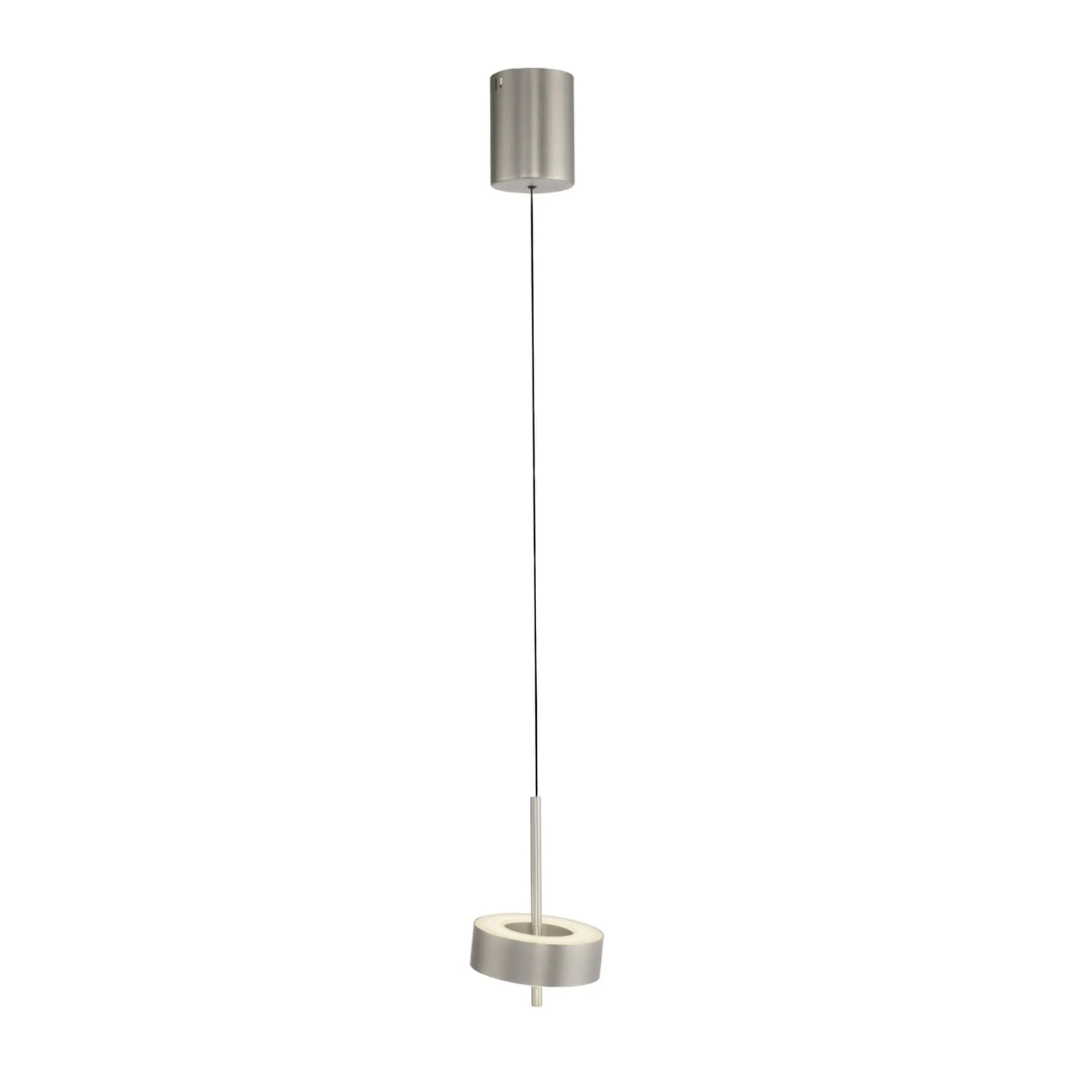 Paul Neuhaus Smart-LED-Hängelampe Q-Rotate aluminium Ø 14 cm