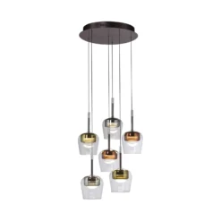 Paul Neuhaus Smart-LED-Hängelampe Q-Kon multicolor 6-flammig