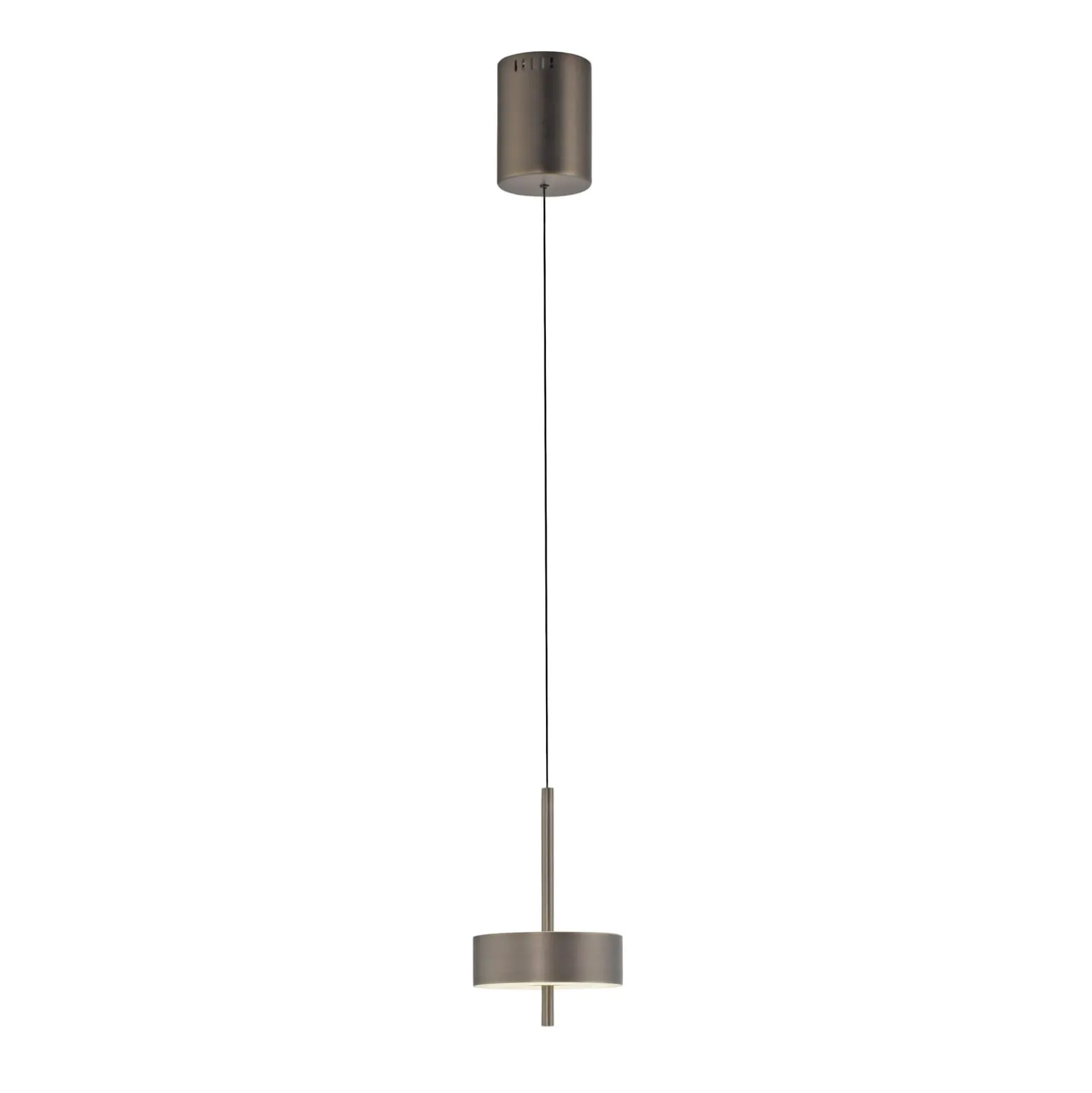 Paul Neuhaus Smart-LED-Hängelampe Q-Rotate dunkelbraun Ø14cm