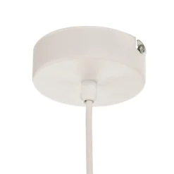 Pendelleuchte Dione, sechsflammig, weiß