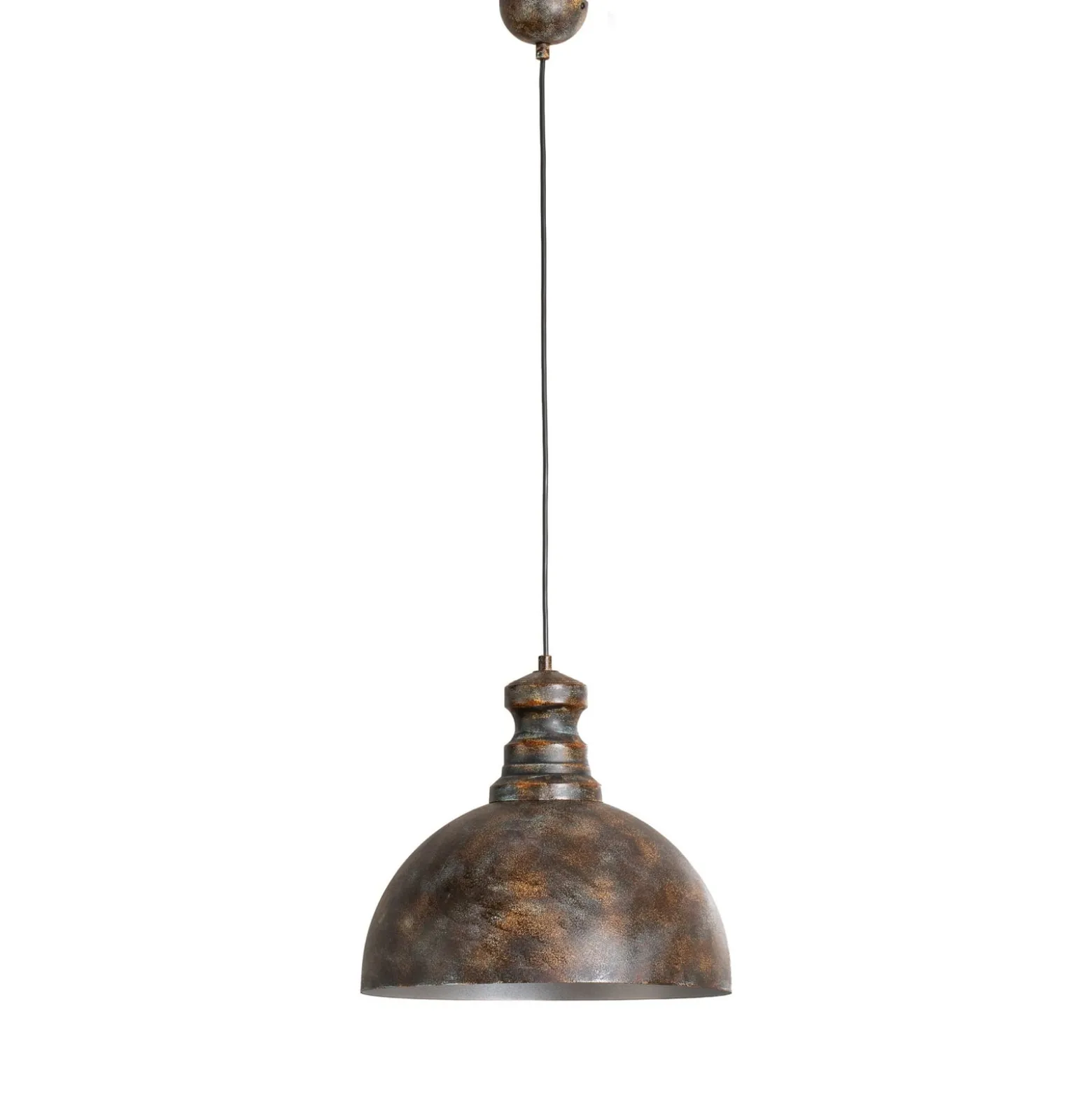 Pendelleuchte Saglam, 1-flammig, altmessing, Metall, Ø 40 cm