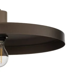 Pendelleuchte Sila, braun/sand, Metall, Ø 45 cm, E27