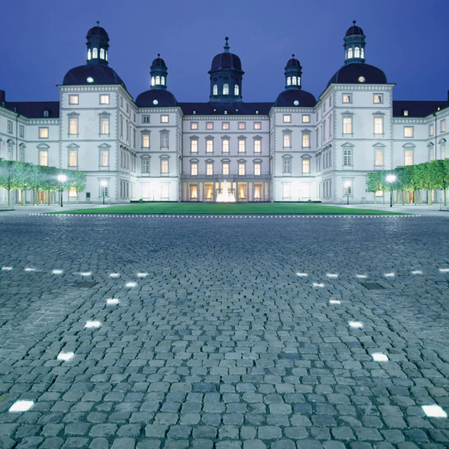 Pflasterstein Light Stone Beton mit LED 8 cm