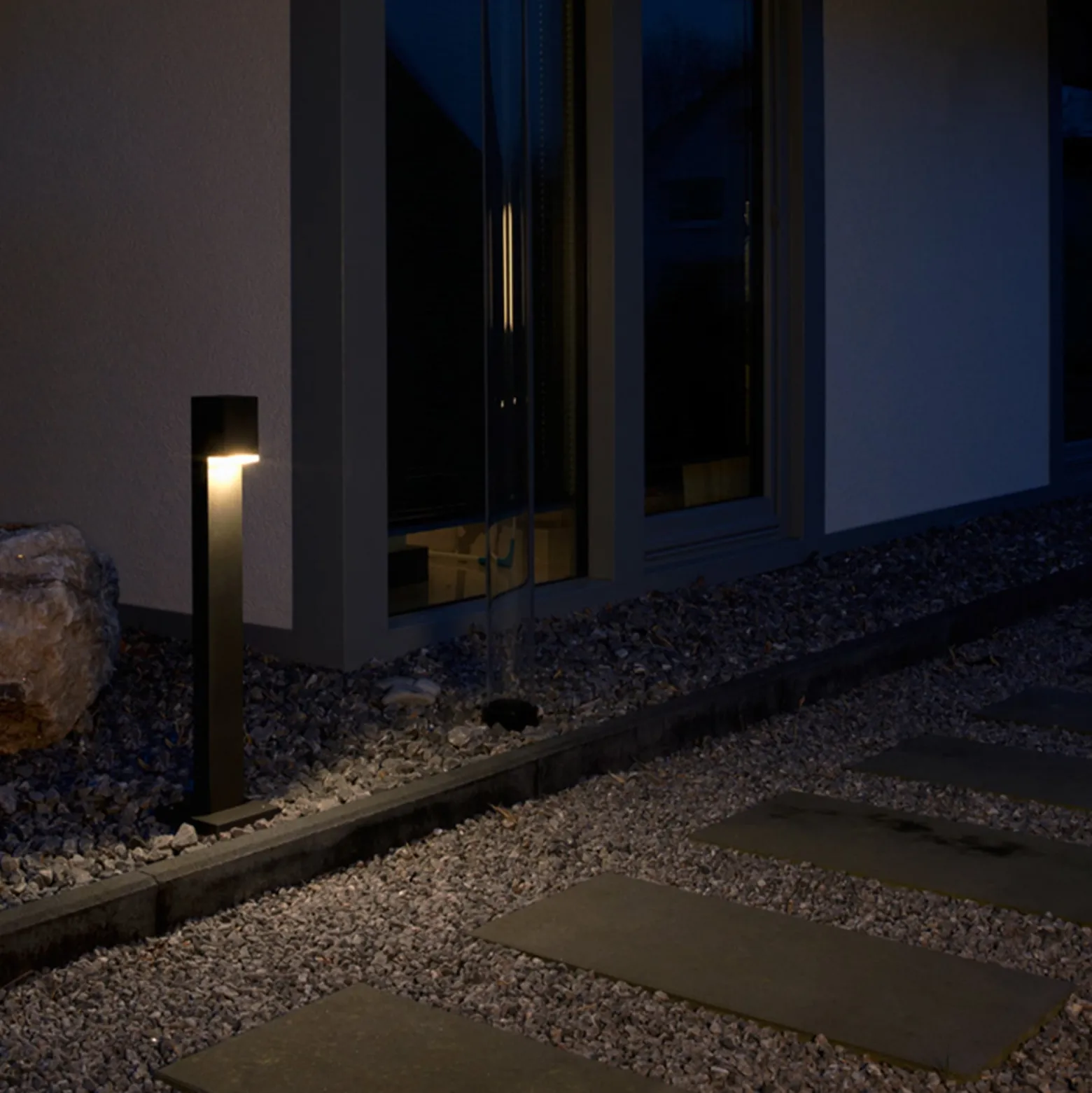 Pollerleuchte Lexian mit LED - anthrazit