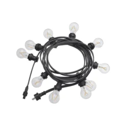 PR Home Außenlichterkette Bright, klar / schwarz, 720 cm