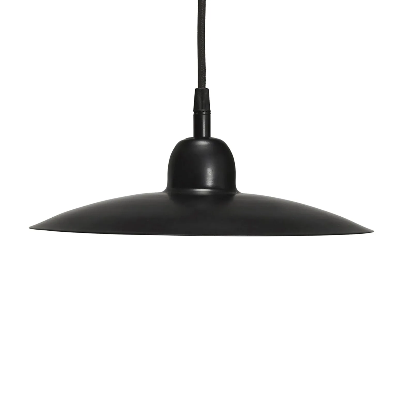 PR Home Hängeleuchte Como, schwarz, Ø 28 cm, Metall, Stecker