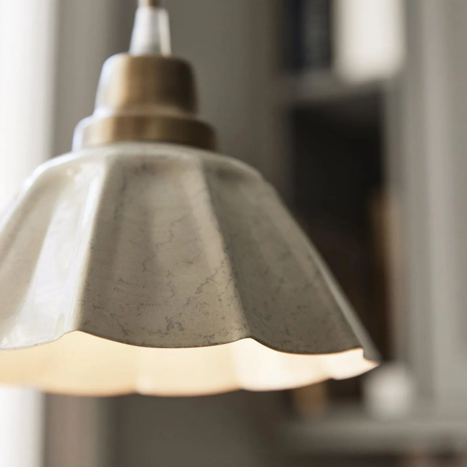 PR Home Hängeleuchte Ester, offwhite, Ø 17 cm, Stecker