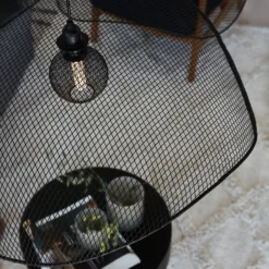 PR Home Hängeleuchte Vivi, Ø 61 cm, schwarz, Metall
