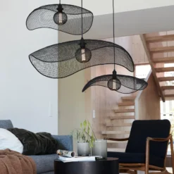 PR Home Hängeleuchte Vivi, Ø 61 cm, schwarz, Metall