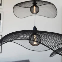 PR Home Hängeleuchte Vivi, Ø 61 cm, schwarz, Metall