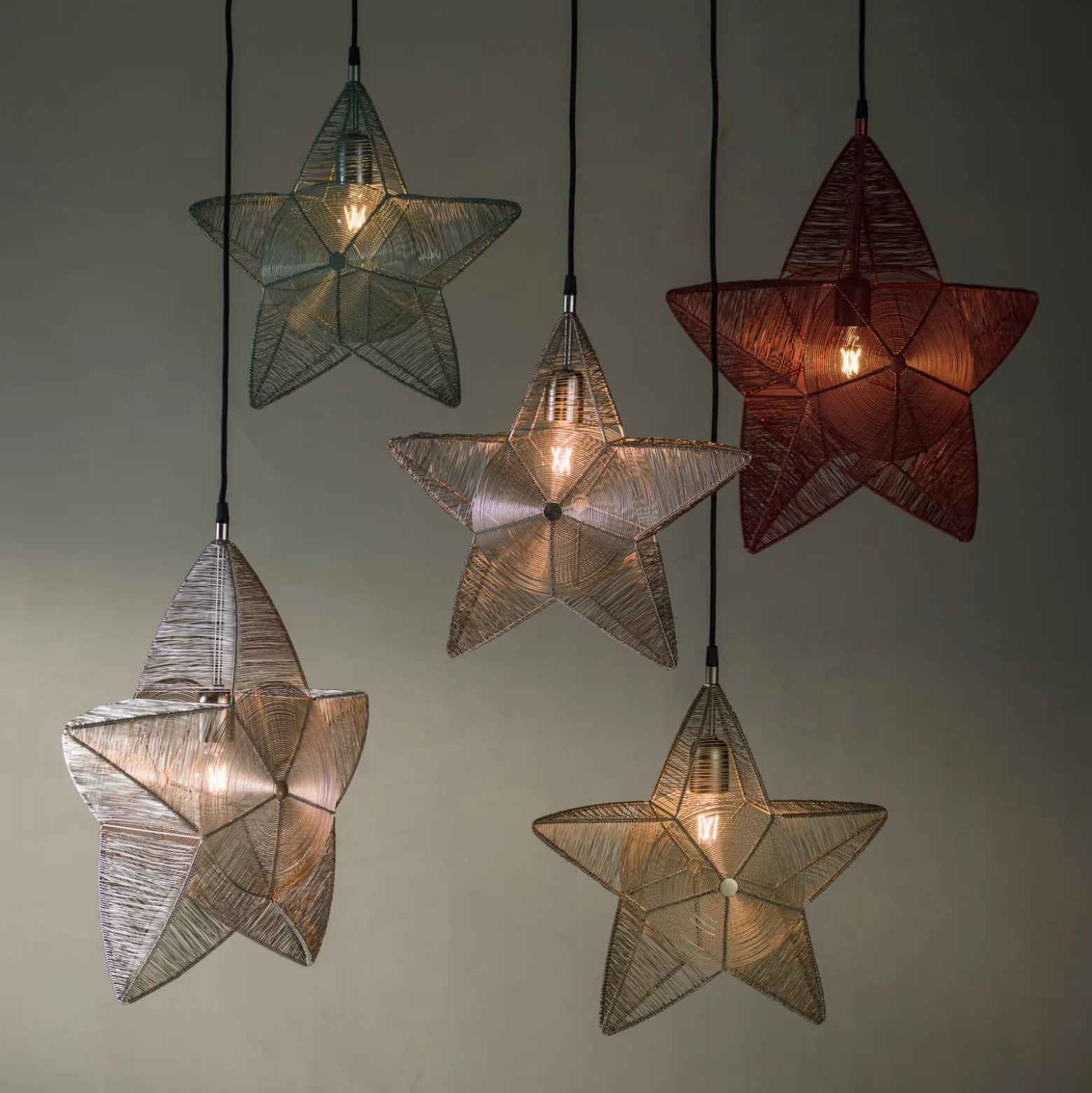 PR Home Rigel Dekostern aus Metall Ø 50 cm creme
