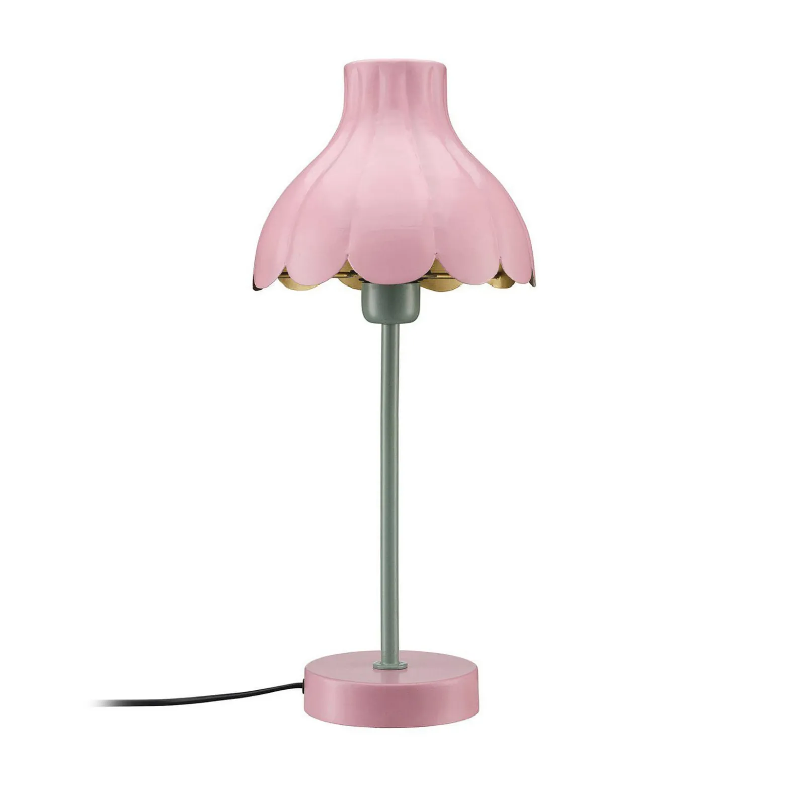 PR Home Tischleuchte Wera, rosa/grün, Höhe 47 cm, Metall