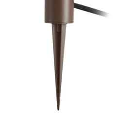 Prios Erdspießstrahler Tulimar, 2-flg., rostfarben, IP65