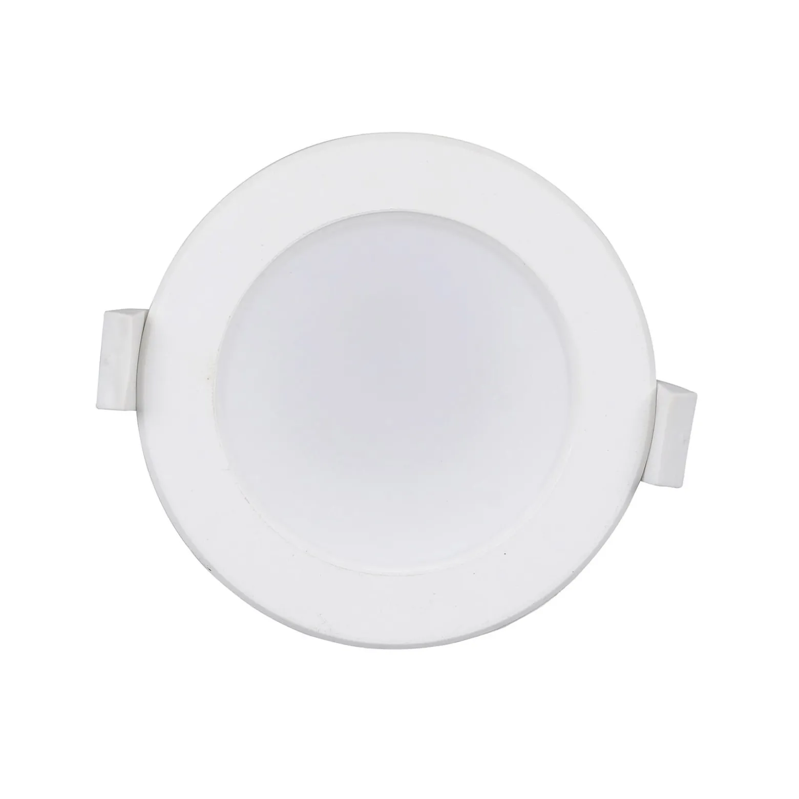 Prios LED-Einbaulampe Rida, 3er-Set, weiß, 19cm, CCT, IP44