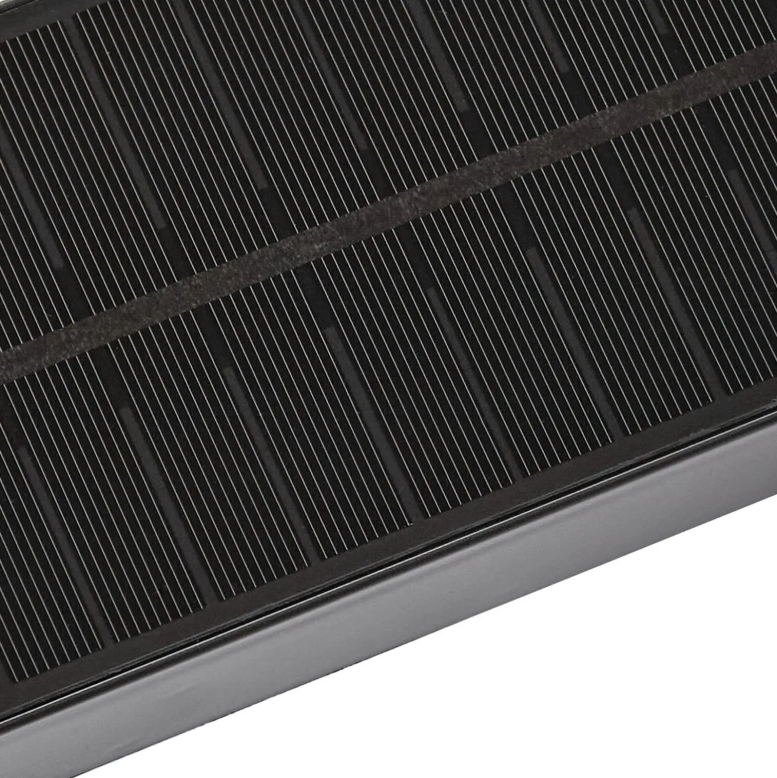 Prios LED-Solar-Wandleuchte Aurino, schwarz, Sensor, IP44