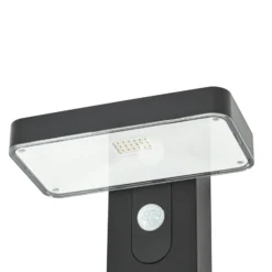 Prios LED-Solar-Wegelampe Tarlson, eckig, anthrazit, Sensor