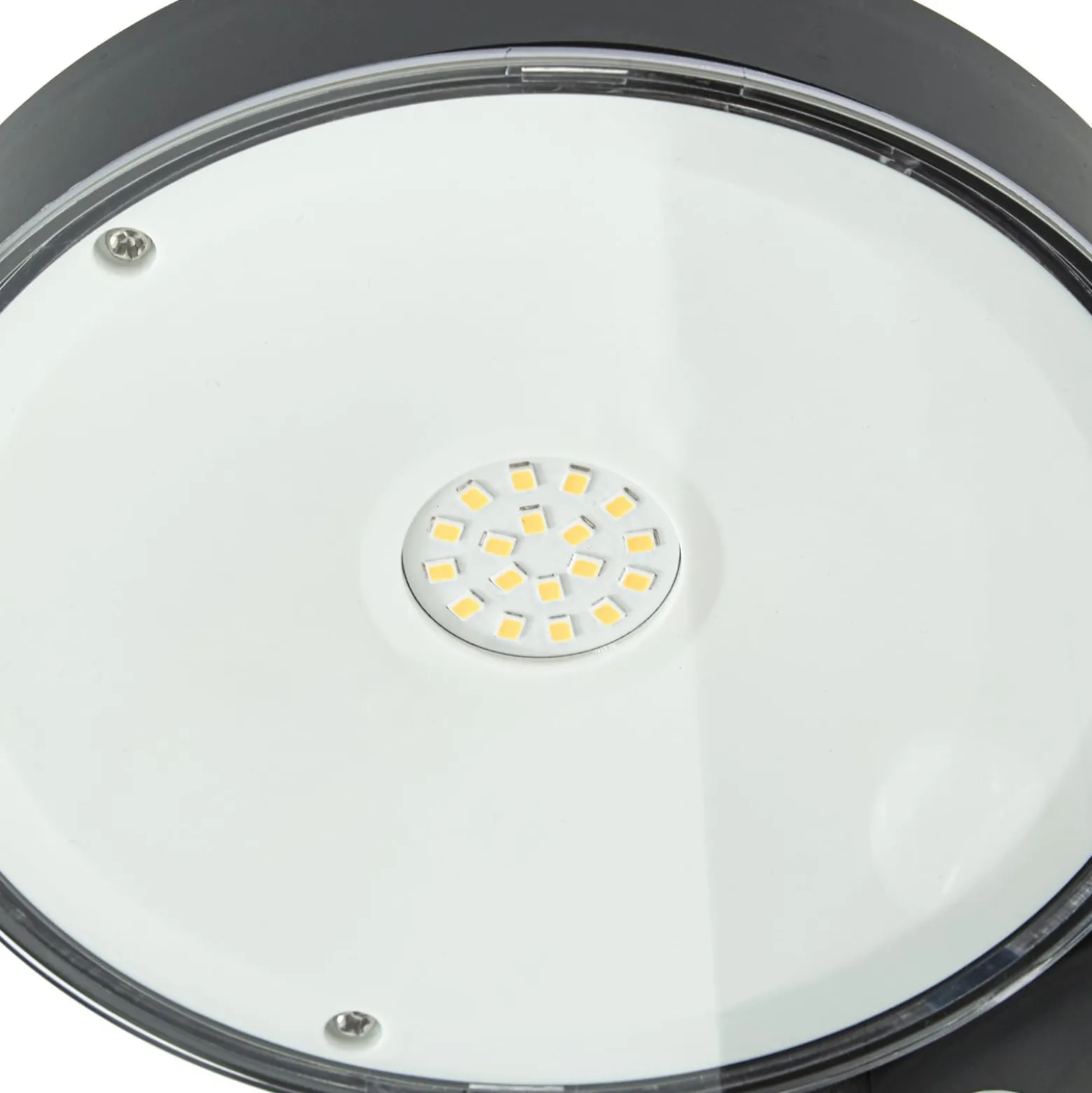 Prios LED-Solar-Wegeleuchte Tarlson, rund, anthrazit, Sensor