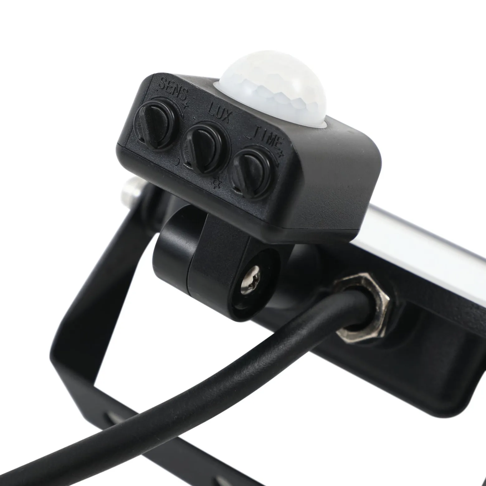 Prios Maikel LED-Außenstrahler, 20W, 1620lm, Metall, Sensor