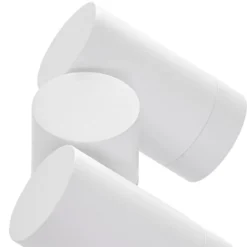 Prios Sockelleuchte Tulimar, 2-flg., 45 cm, weiß, IP65