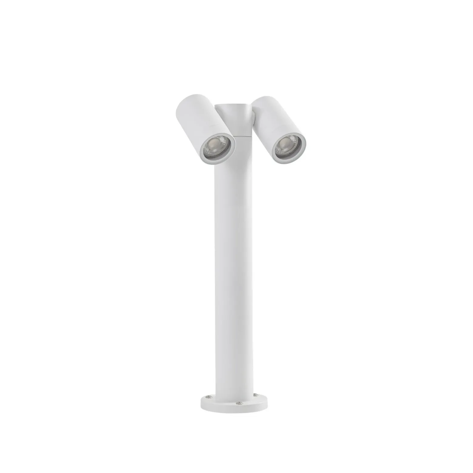 Prios Sockelleuchte Tulimar, 2-flg., 45 cm, weiß, IP65