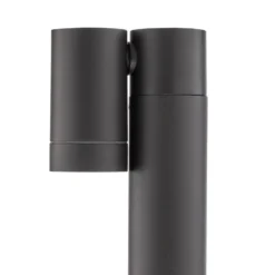Prios Sockelleuchte Tulimar, 45cm, anthrazit 1-flg., Metall