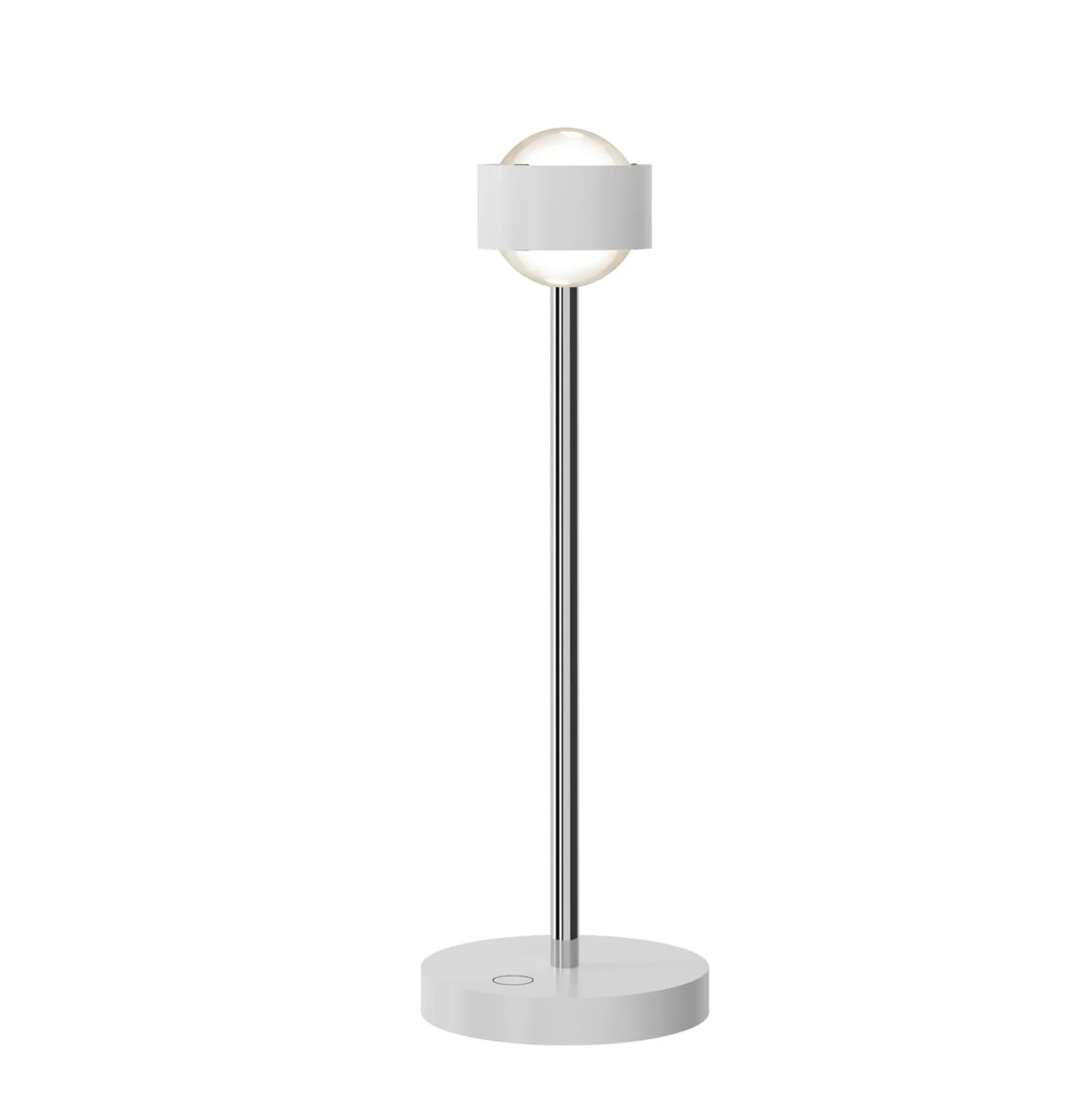 Puk! 80 Eye Table LED Linsen matt, weiß matt/chrom