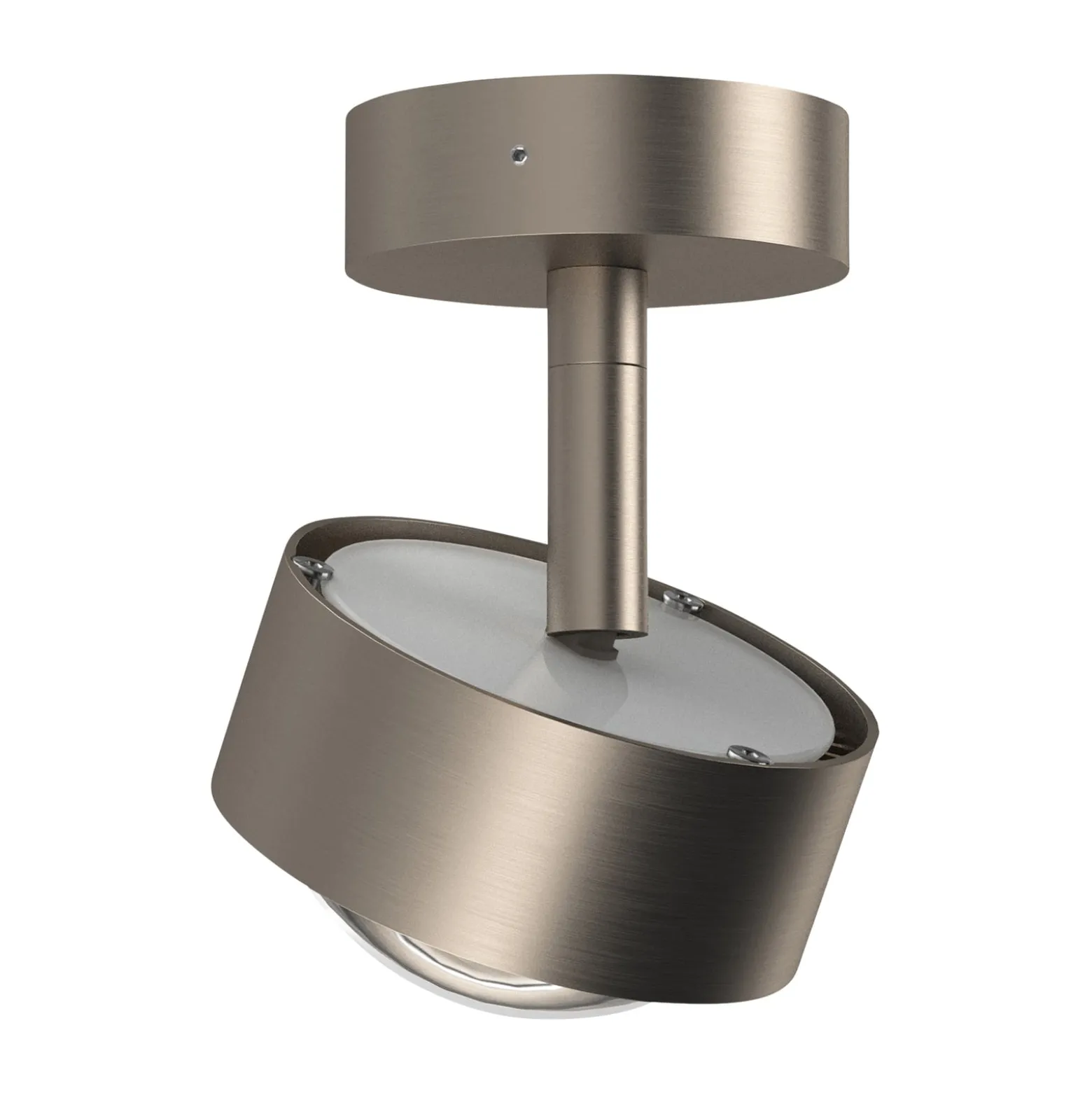 Puk Mini Turn LED-Spot Linse klar 1fl nickel matt