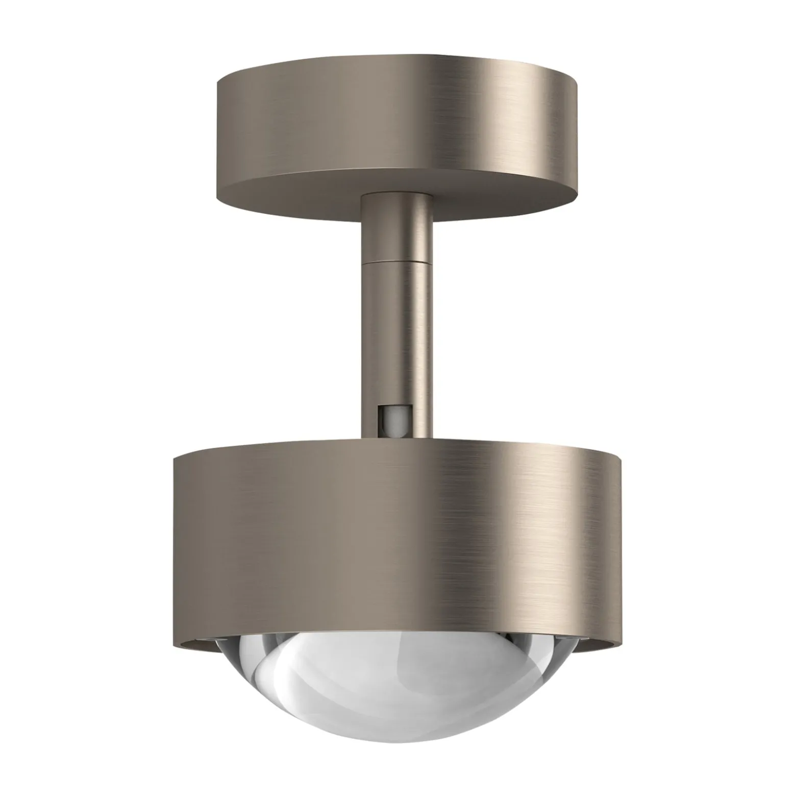 Puk Mini Turn LED-Spot Linse klar 1fl nickel matt