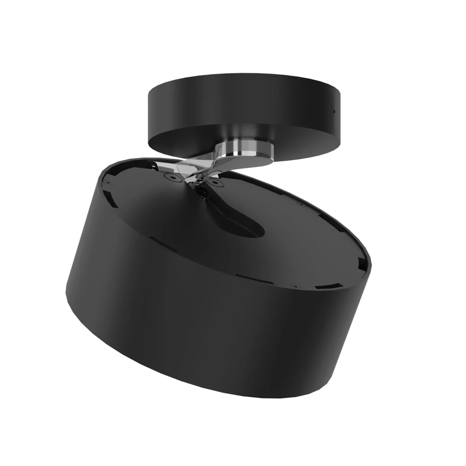 Puk! 120 Move LED-Spot Linse matt schwarz/chrom
