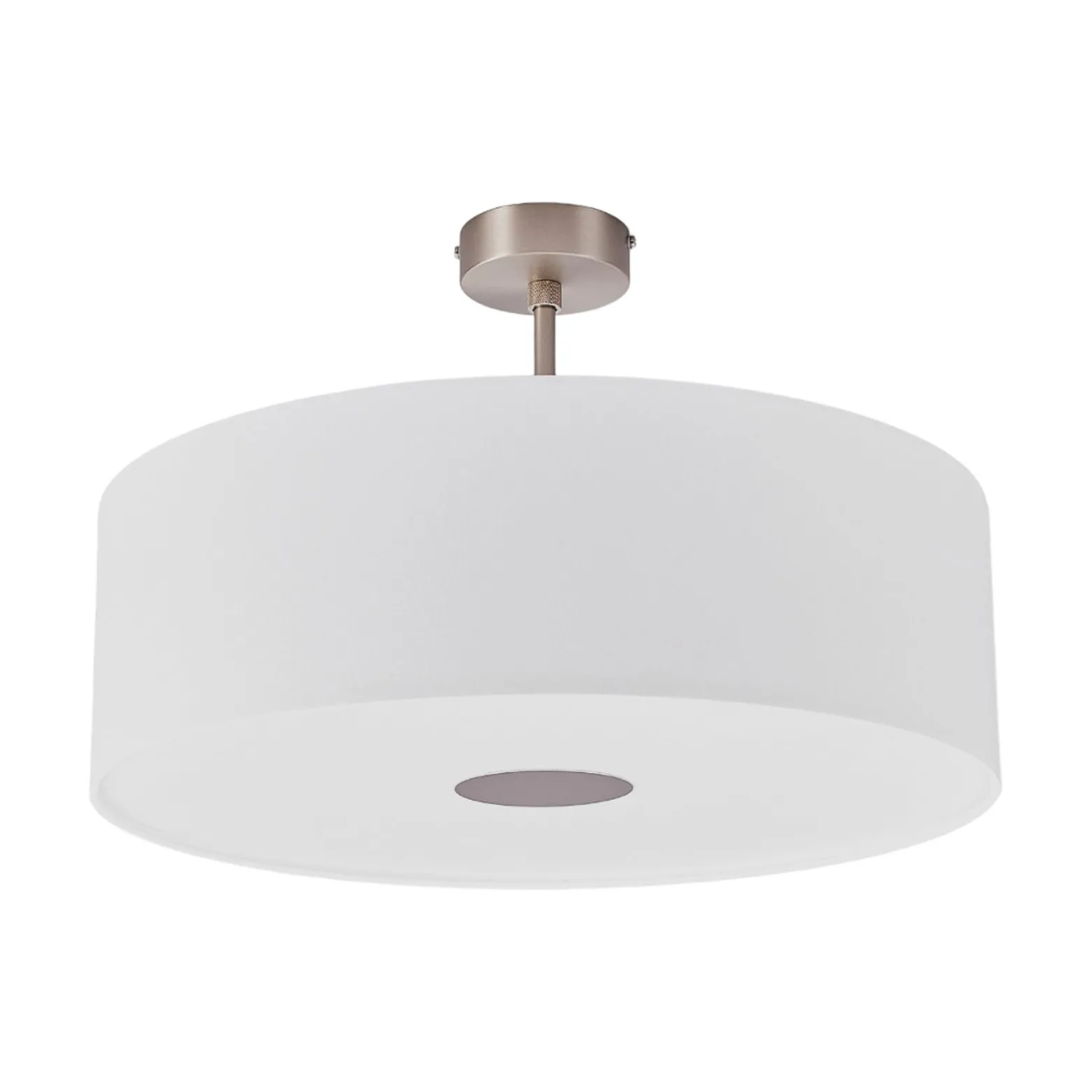 Quitani Deckenlampe Gala, Ø 50 cm, Chintz weiß
