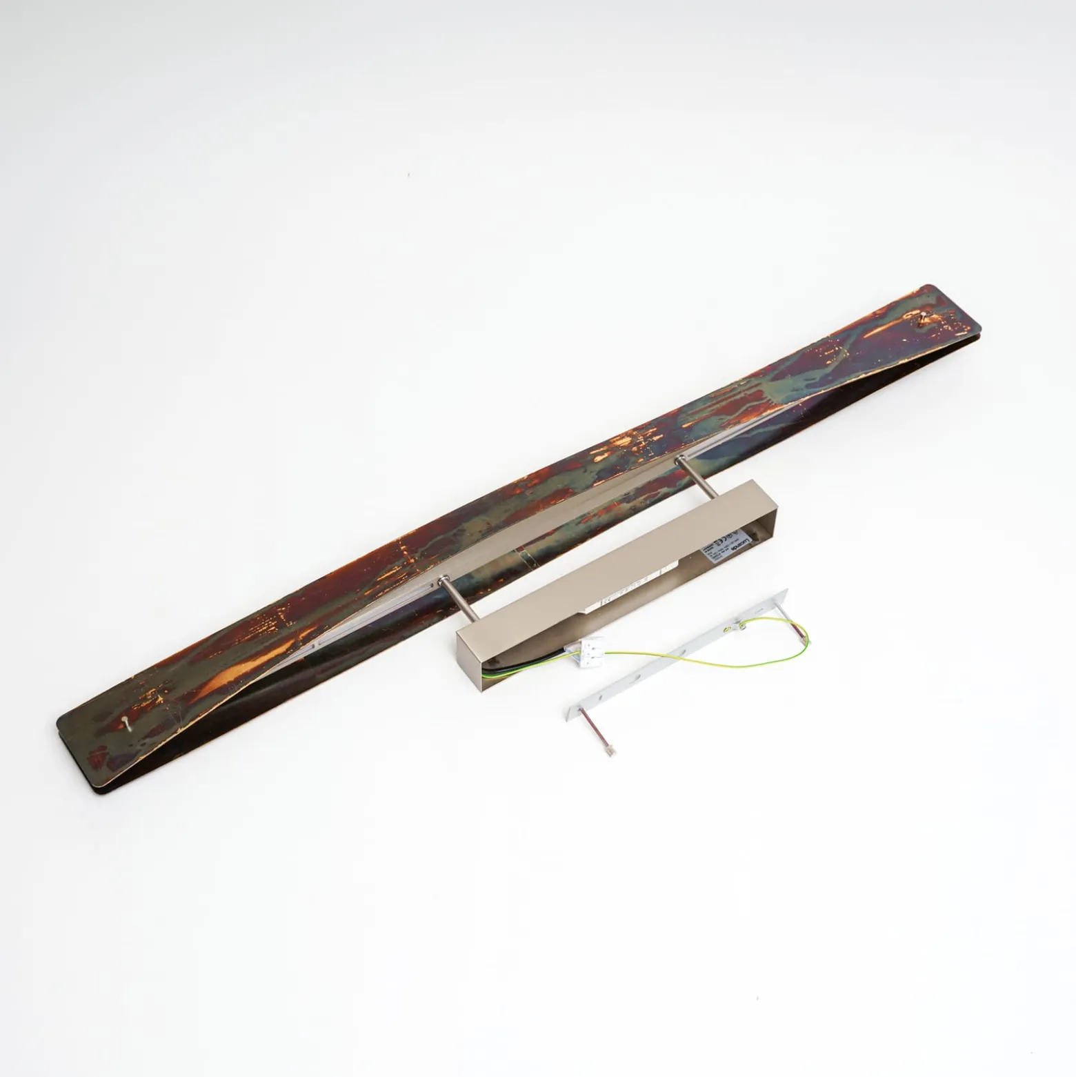 Quitani LED-Deckenlampe Lian, gold oxidiert