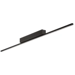 Quitani LED-Deckenleuchte Tolu, schwarz, 118 cm