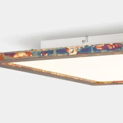 Quitani LED-Panel Aurinor, goldfarbig, 68 cm