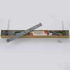 Quitani LED-Pendellampe Tolu, Länge 179 cm, messing