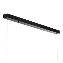 Quitani Lysia LED-Pendel, oxidiert/schwarz, 118 cm
