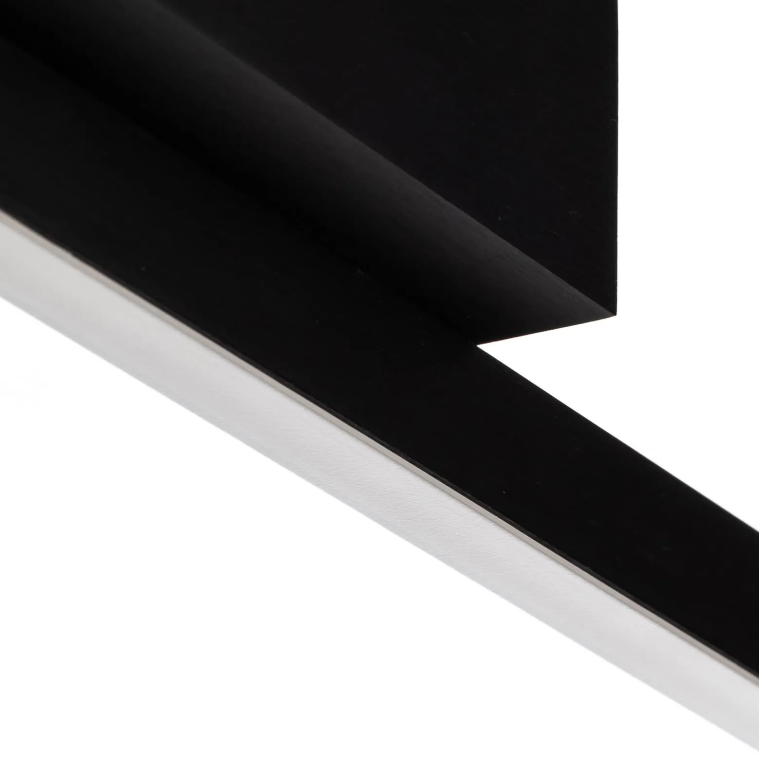 Quitani Niara LED-Deckenleuchte, schwarz eloxal