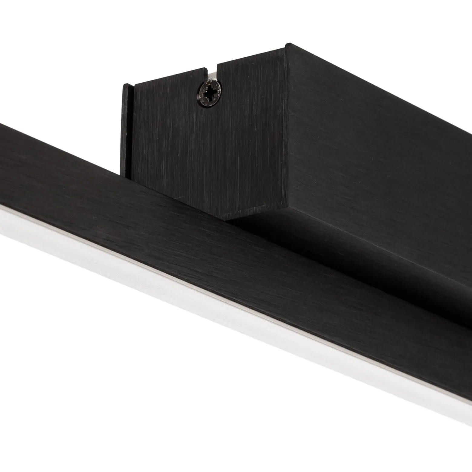 Quitani Niara LED-Deckenleuchte, schwarz eloxal