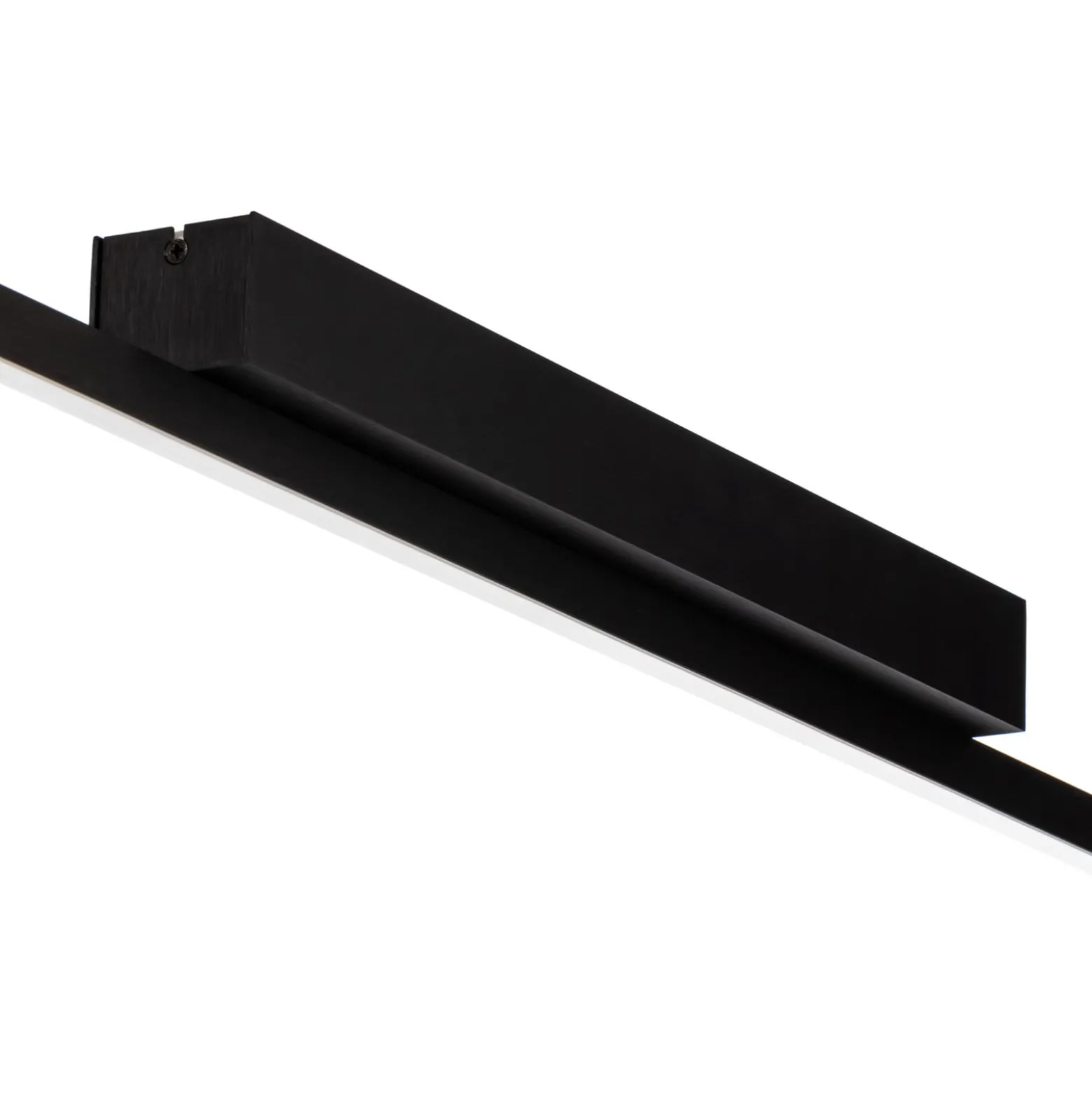 Quitani Niara LED-Deckenleuchte, schwarz eloxal