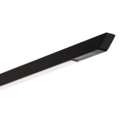 Quitani Niara LED-Deckenleuchte, schwarz eloxal