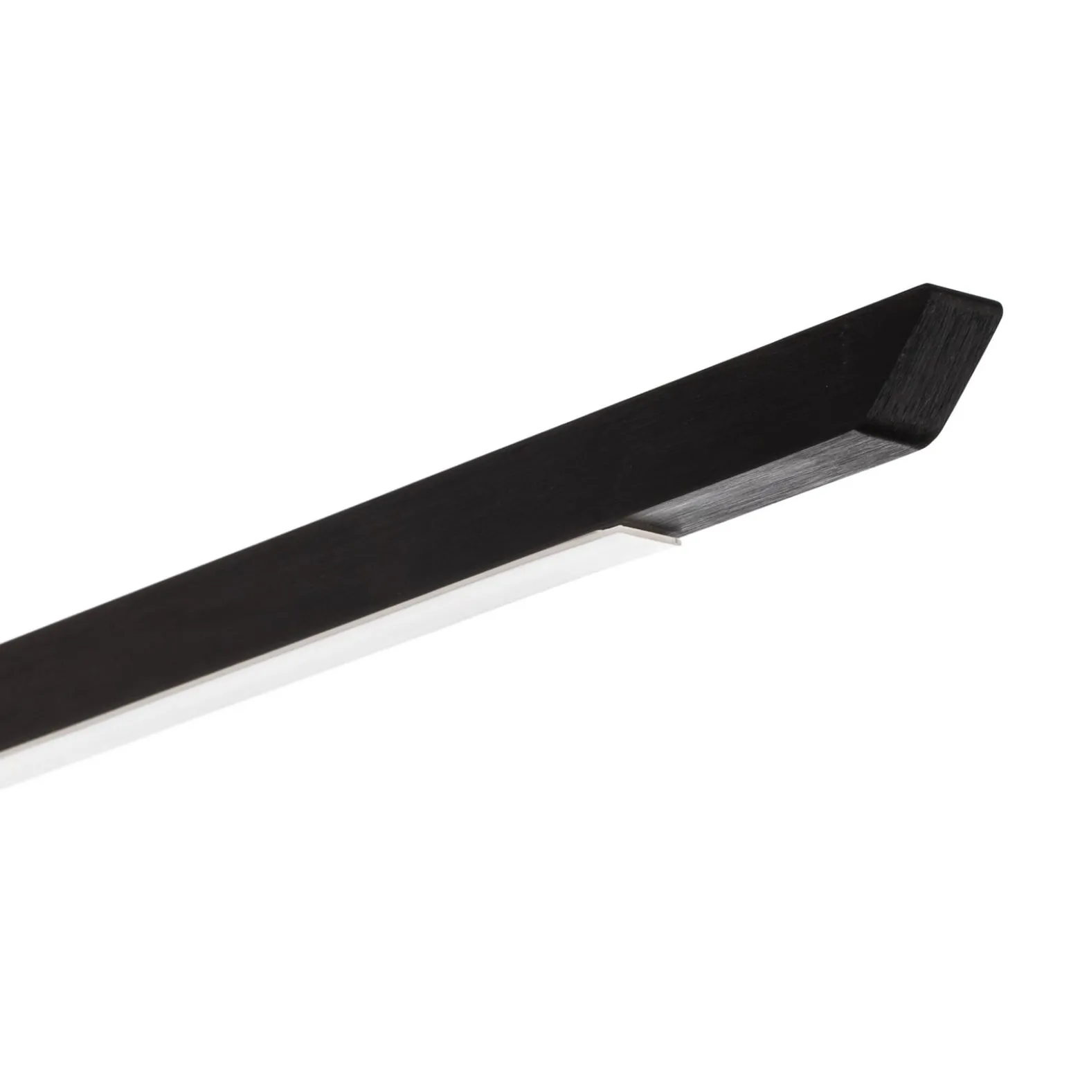 Quitani Niara LED-Deckenleuchte, schwarz eloxal