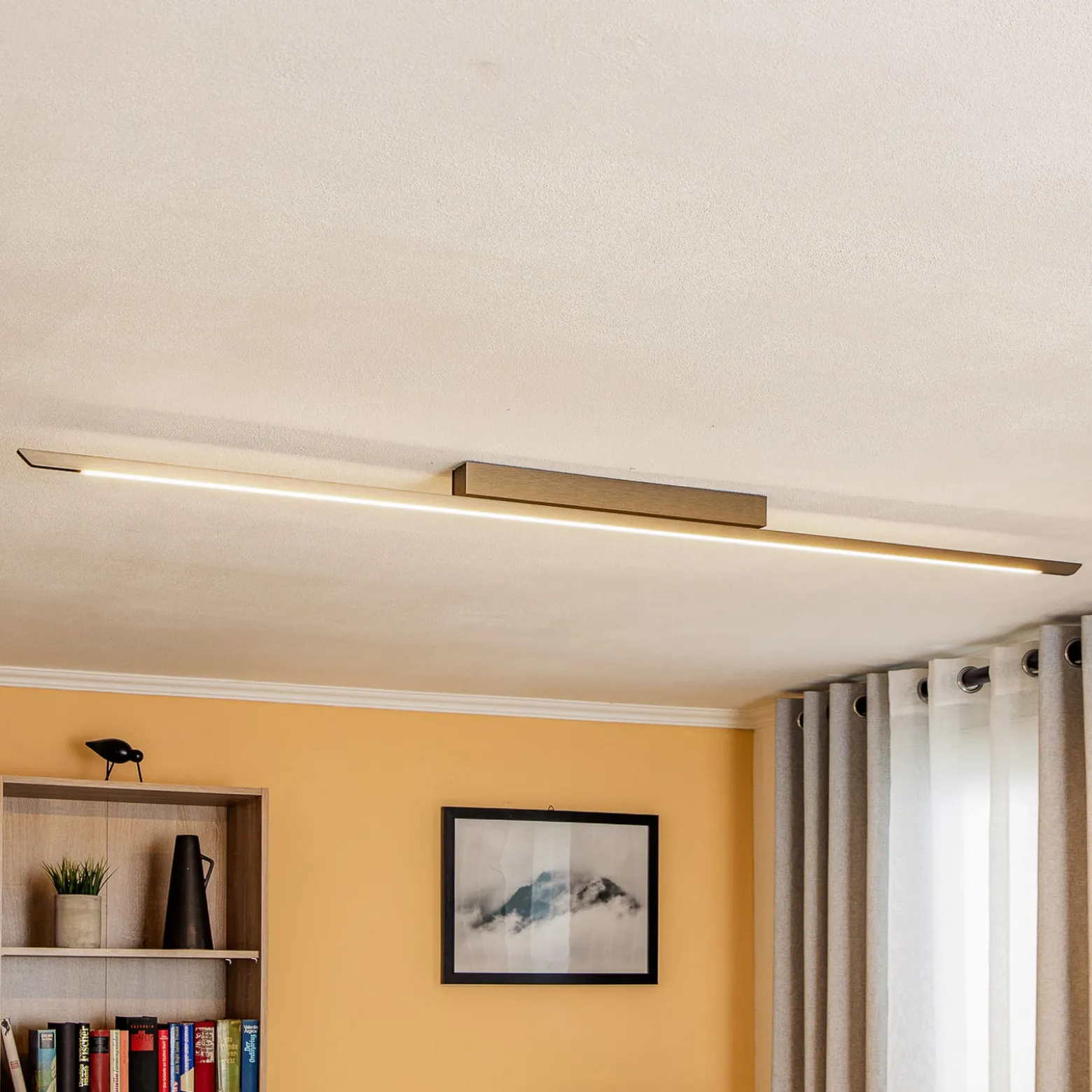Quitani Niara LED-Deckenleuchte, bronze eloxal