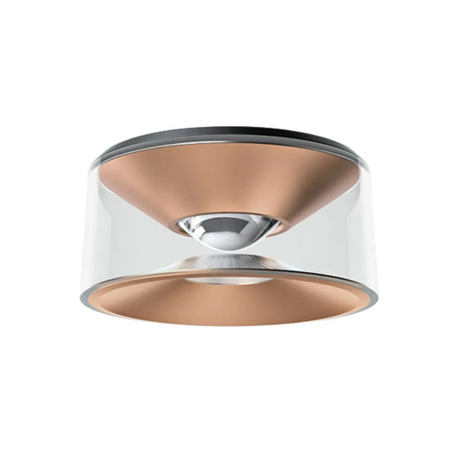 Ribag Vior LED-Deckenleuchte roségold 60° 2.700K