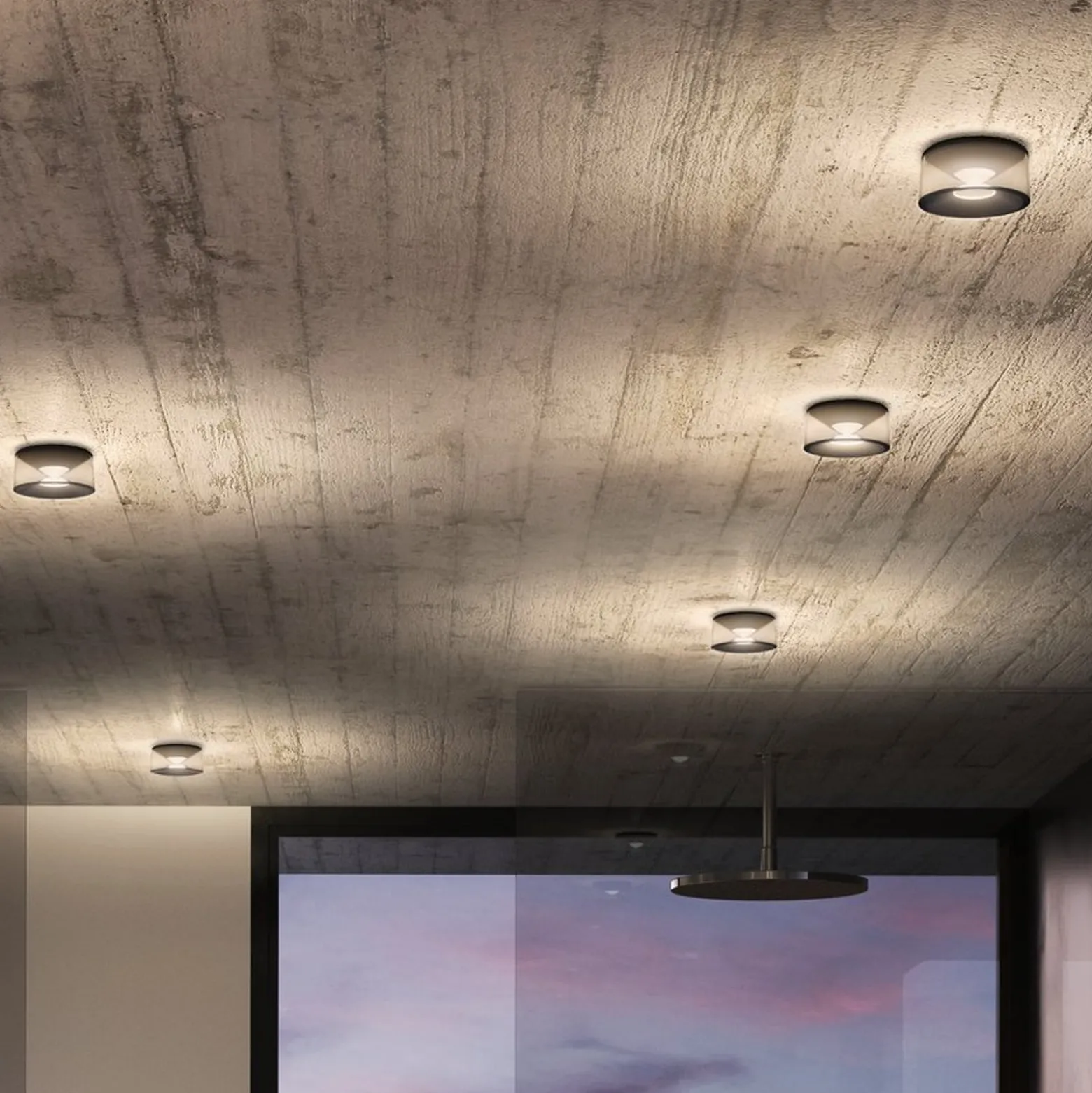 Ribag Vior LED-Deckenleuchte 2.700K 60° weiß