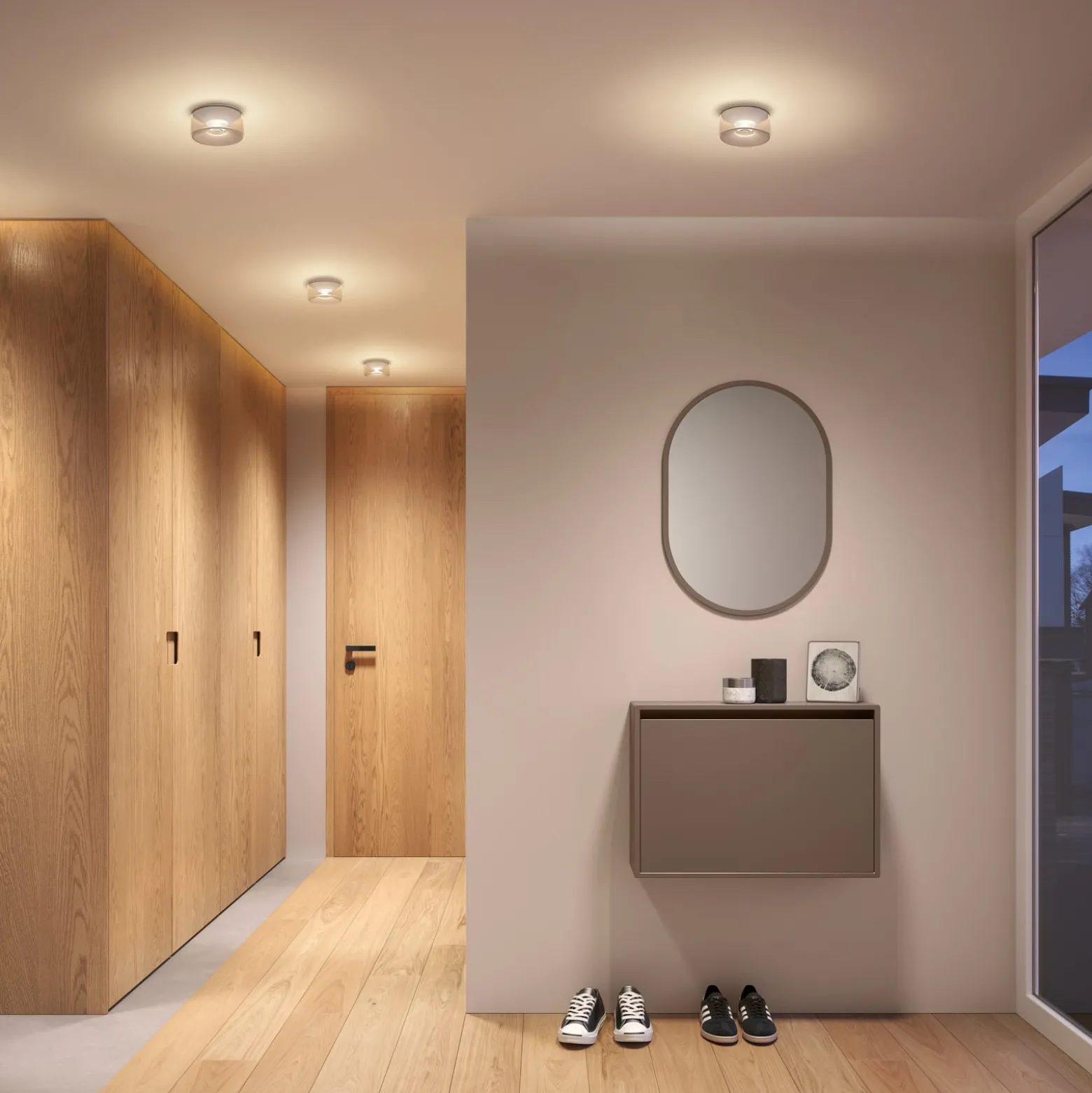 Ribag Vior LED-Deckenleuchte 2.700K 40° weiß